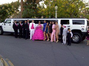 Quinceanera party limo San Diego