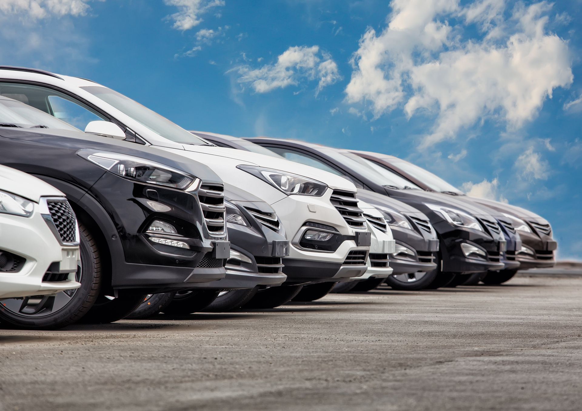 Cars in a Row — Charlotte, NC — Battery Service & Supply Company