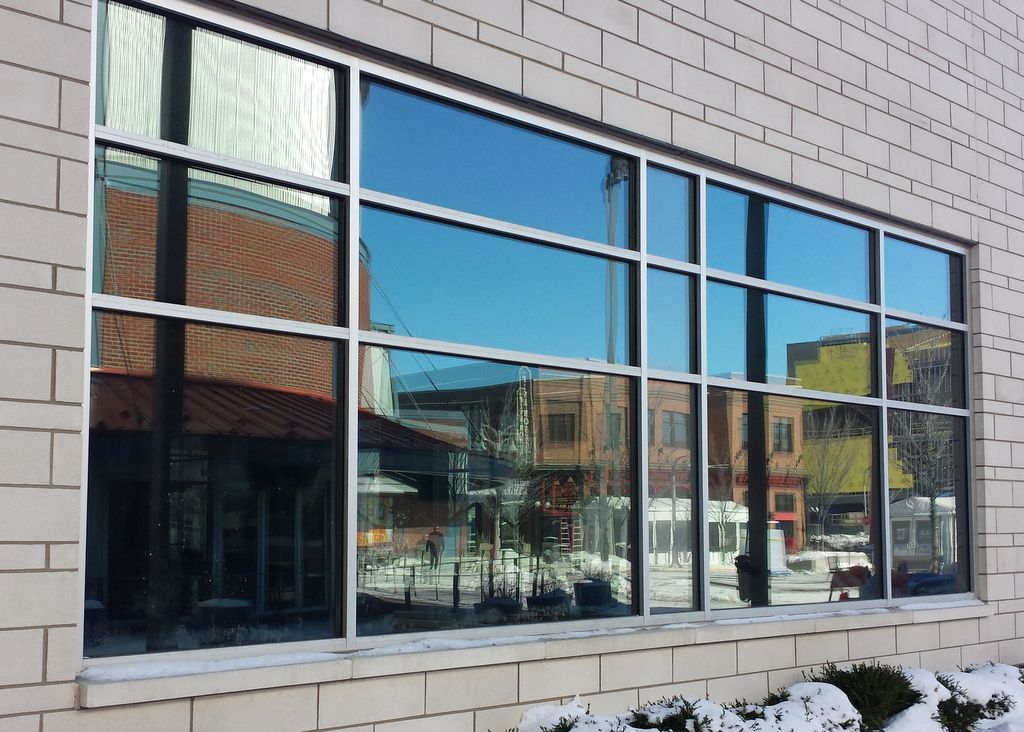 A building with a lot of windows on it