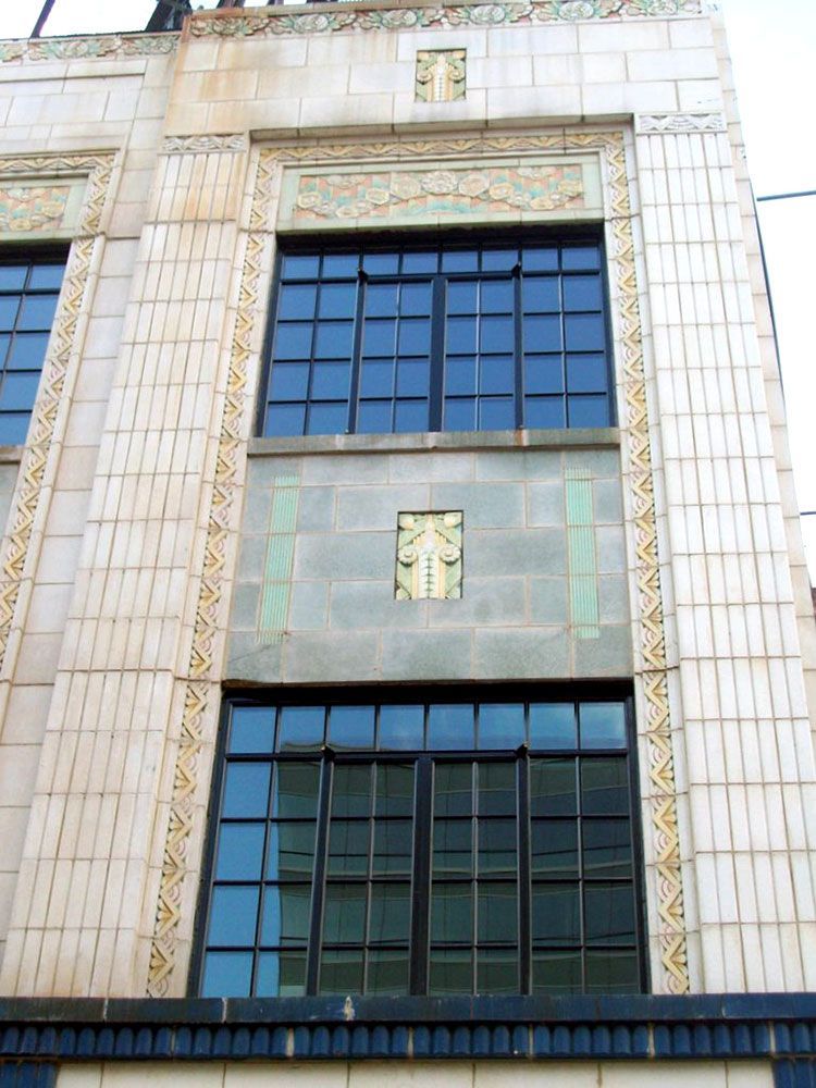 A building with a clock on the top of it