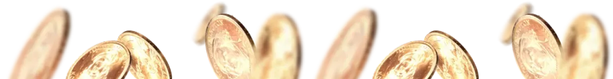 Coins at bottom of section | Chuck's Garage