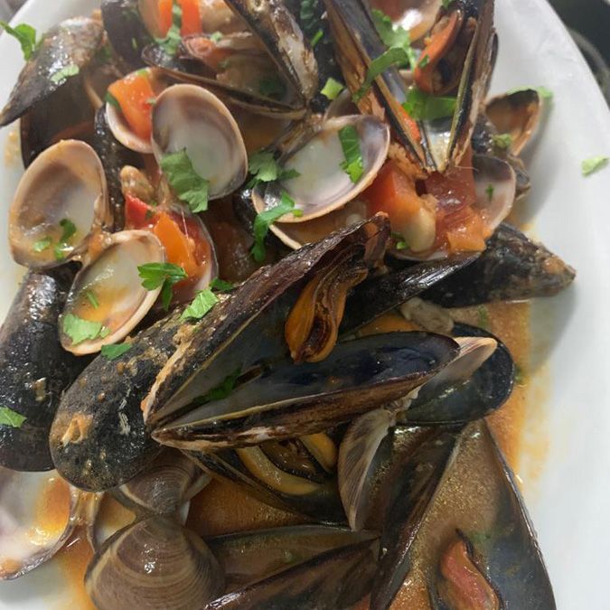 piatto a base di cozze