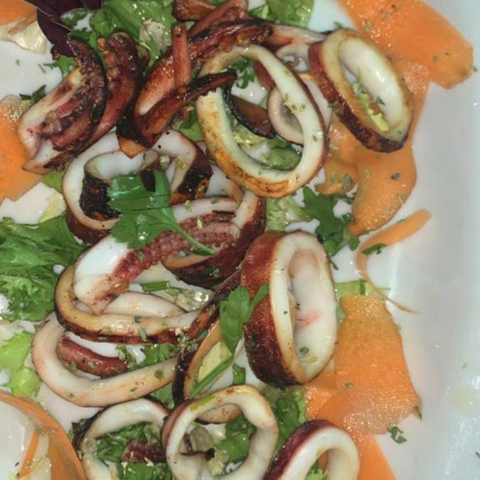 antipasto con totani