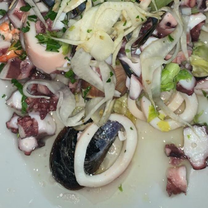 antipasto con polpo