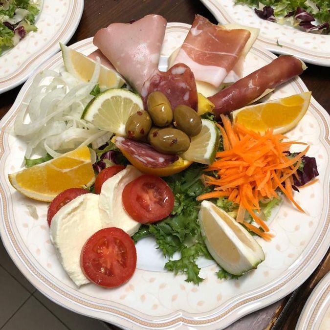 ampia scelta di antipasti di mare