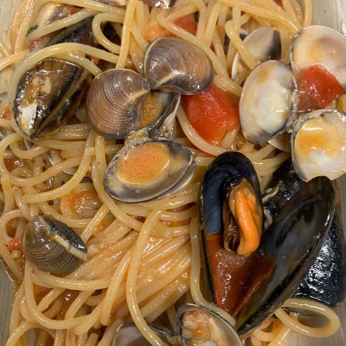 spaghetti e cozze