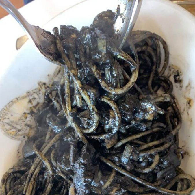 spaghetti al nero di seppia