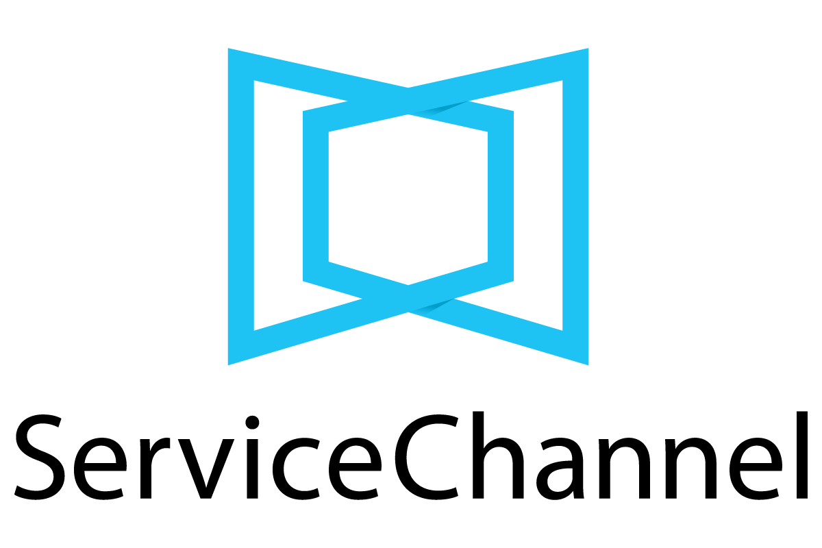 The service channel logo is a blue and white logo on a white background.