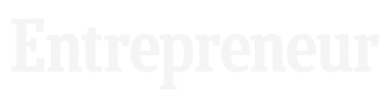 Faded “Entrepreneur” text logo on a white background