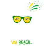 Óculos de sol amarelos e verdes com as inscrições