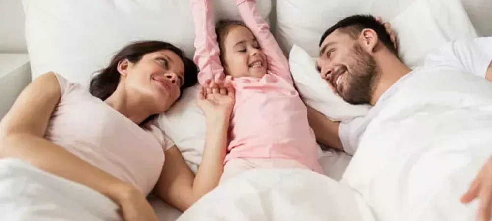 family enjoying a relaxing time avoiding winter pests