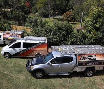Cars And Trucks — Antennas in Landsborough, QLD