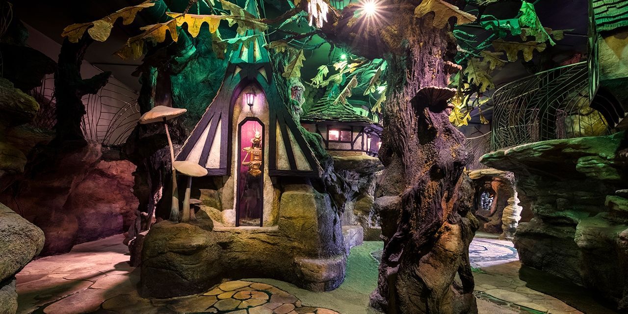 The earth realm in Wizard Quest