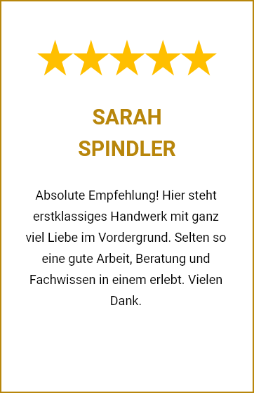 Eine Fünf-Sterne-Rezension von Sarah Spindler auf Deutsch