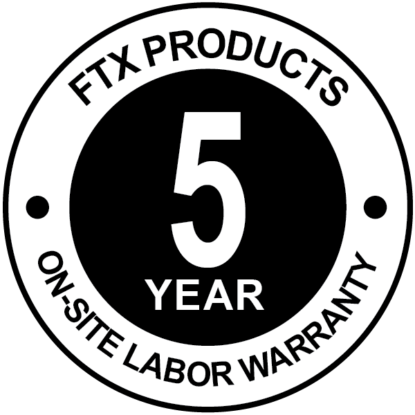 FTX 5 Year On-Site Labor Warranty