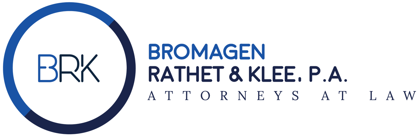 The logo for brks ratchet klee & smith p.a. attorneys at law