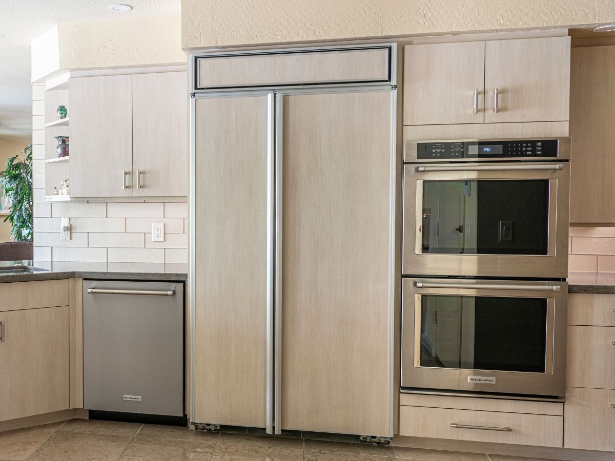 Wall Mounted Oven Installed Securely In Modern Sunshine Coast Kitchen