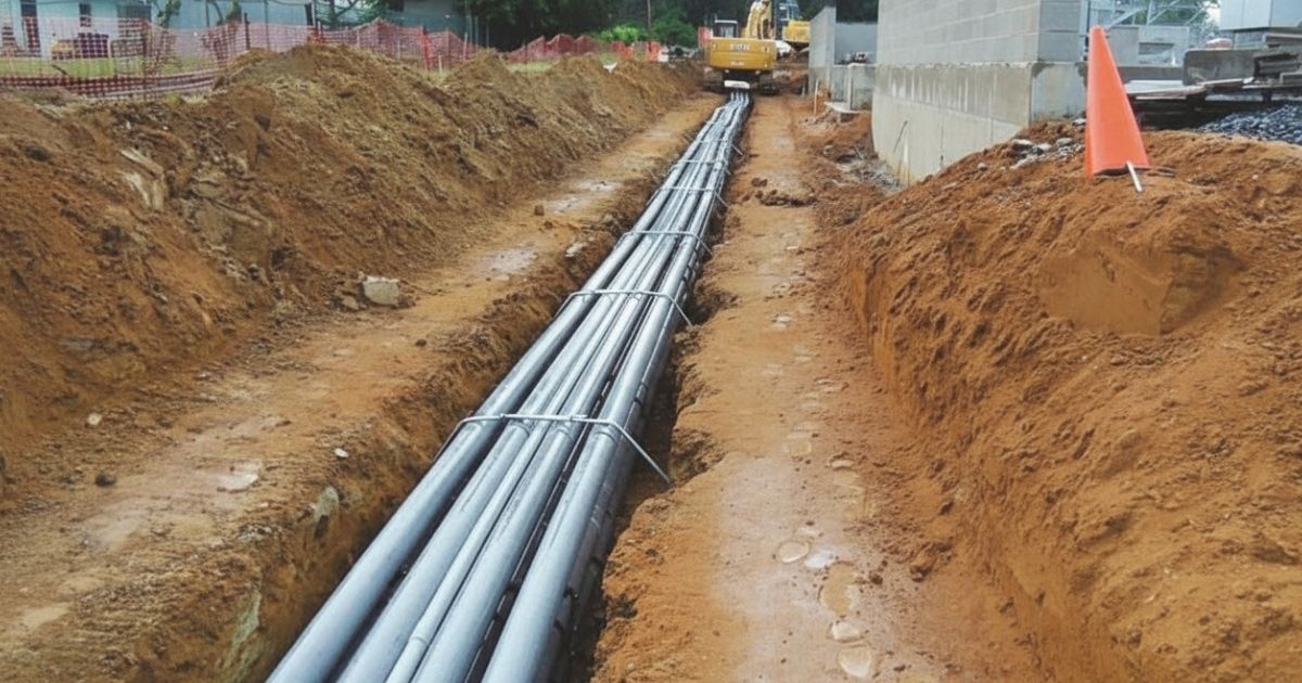 Homeowner Receiving A Full Underground Power Upgrade Service Sunshine Coast