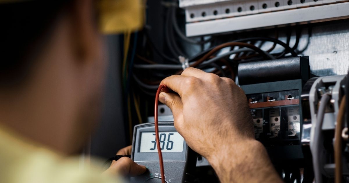 Electrician Testing Safety Switches For Home Protection Sunshine Coast