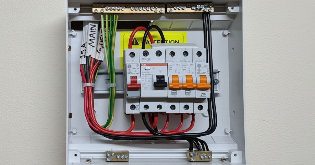 Local Homeowner Receiving A Professional Electrical Switchboard Upgrade Sunshine Coast