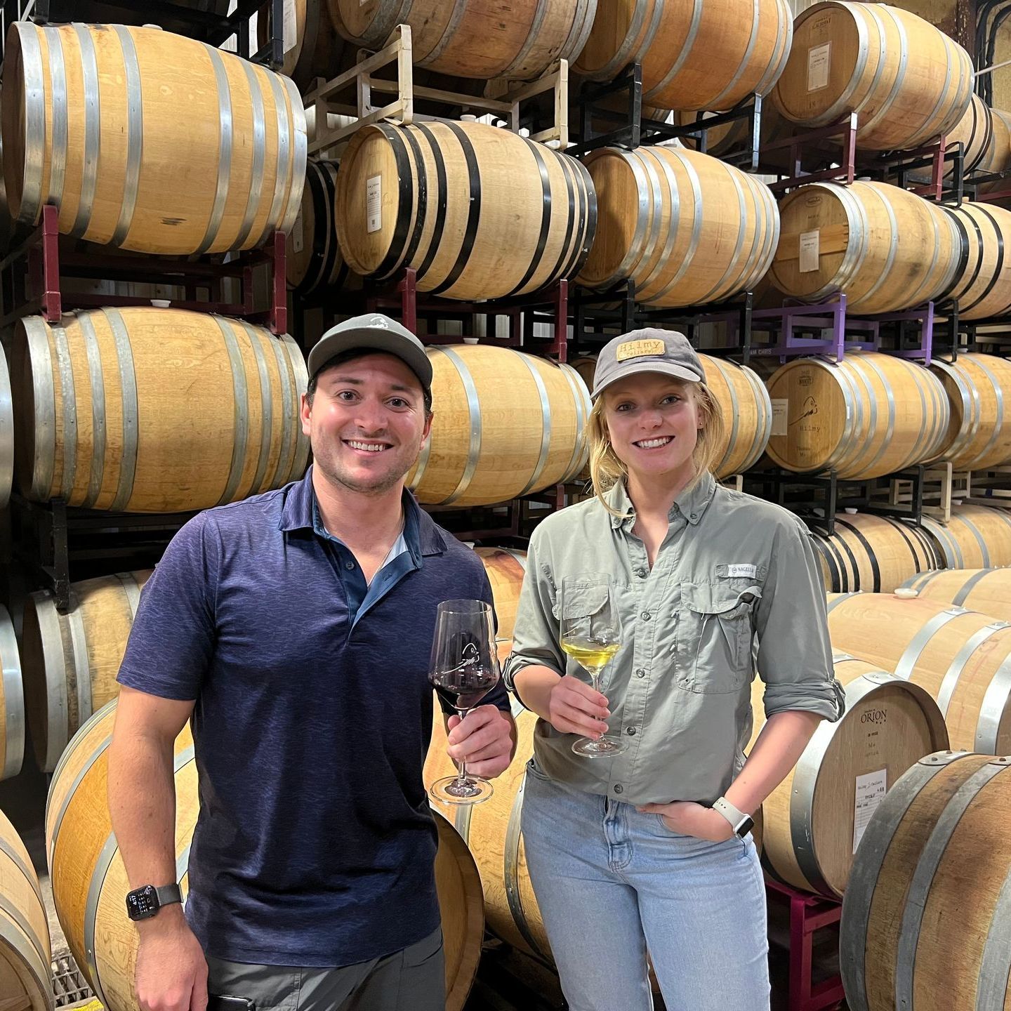Wine making team