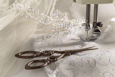 Equipments used for alteration of bridal dress