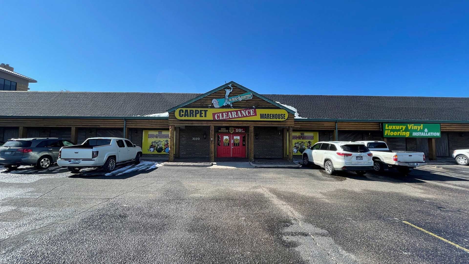 Stack of Rolled Carpet — Colorado Springs, CO — Carpet Warehouse