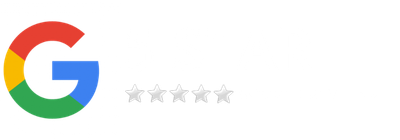 Google logo with 5 stars.