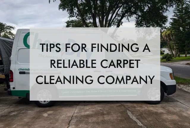 a chem-dry van behind tips for finding a reliable carpet cleaning company