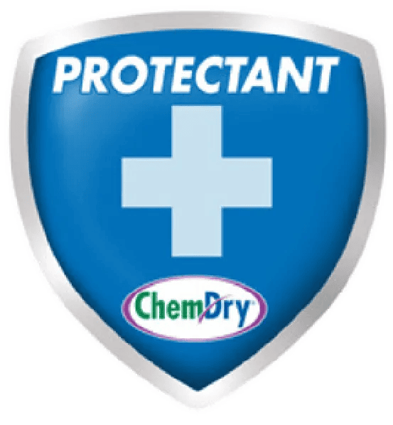 Shield logo with blue cross,