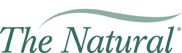 The Natural® logo in white