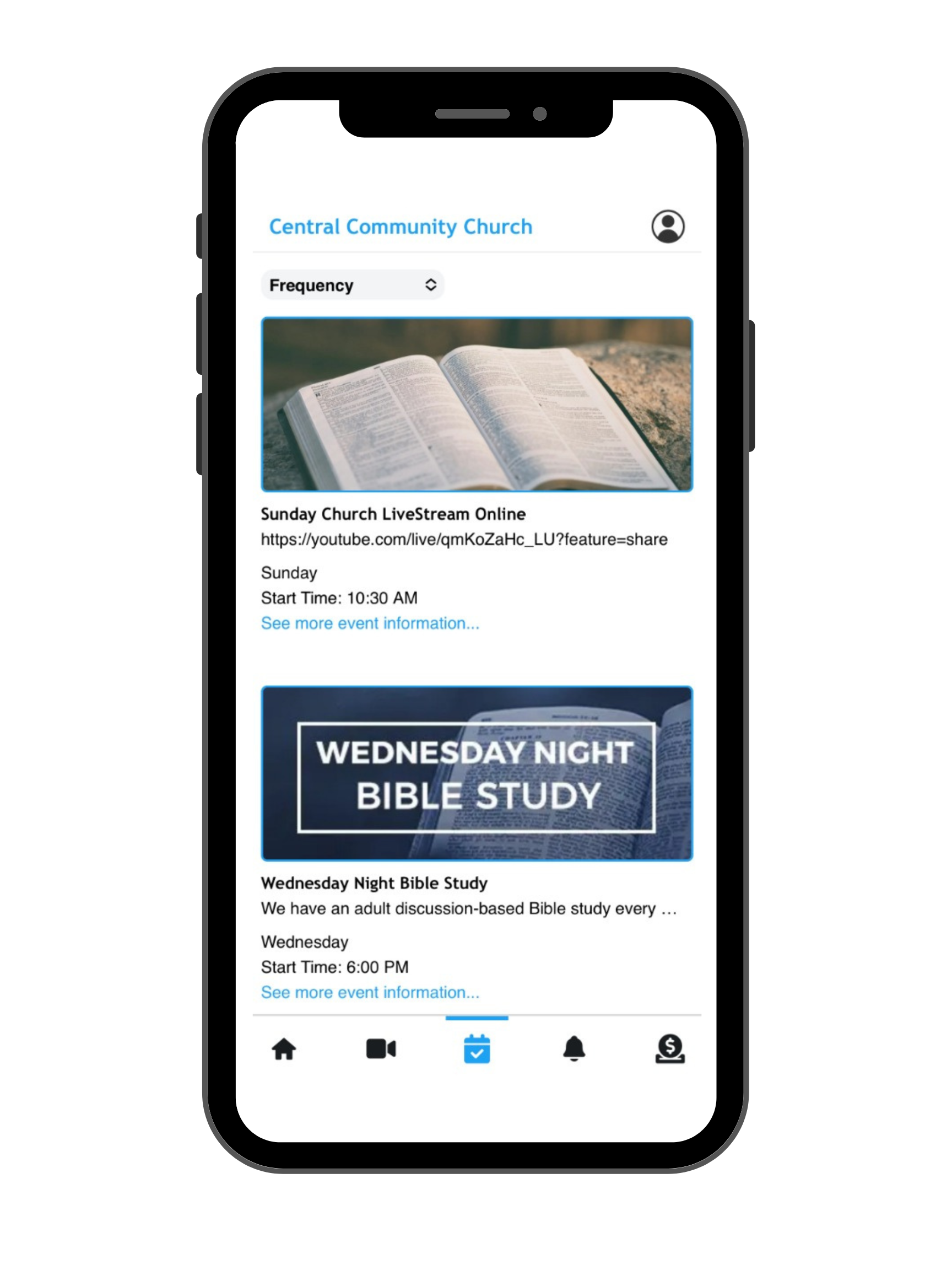 Download our church app for Central Community Church