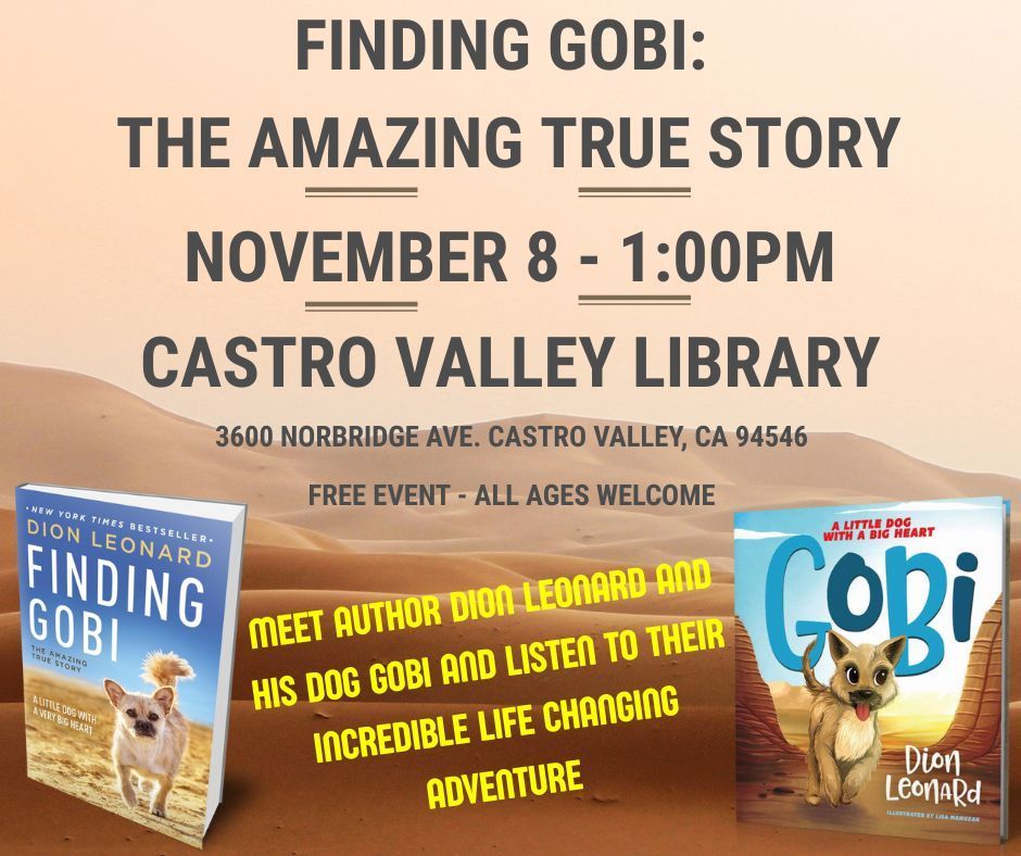 Dion Leonard, Finding Gobi, Gobi the Dog, New York Times Bestseller, Author, Speaking Event