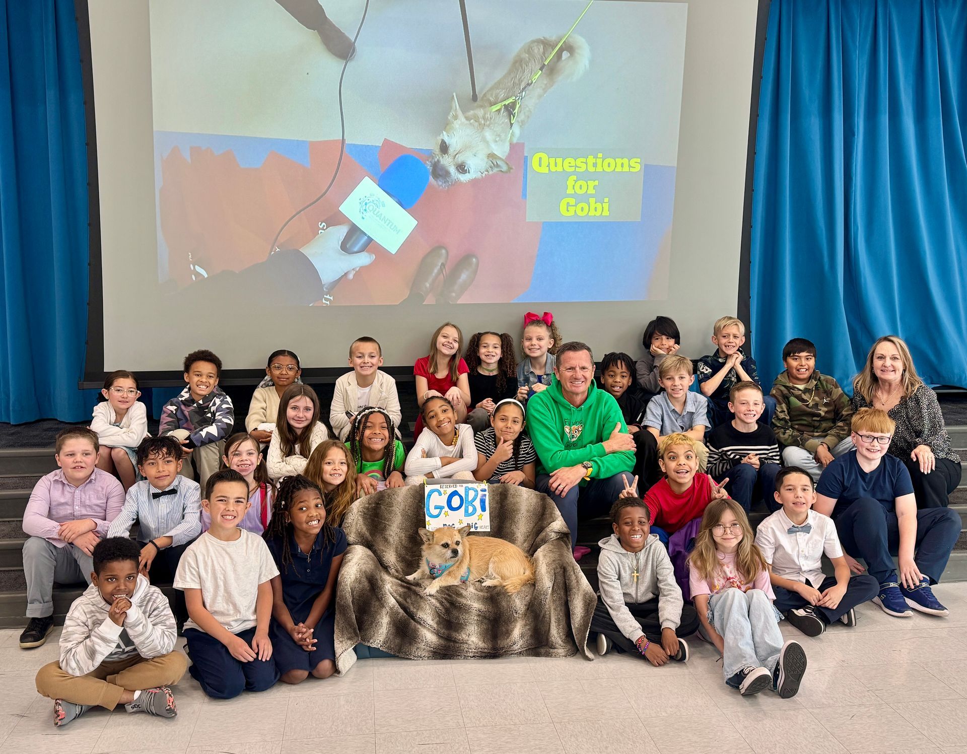 Dion Leonard, School Author Visit, Finding Gobi, Gobi the Dog