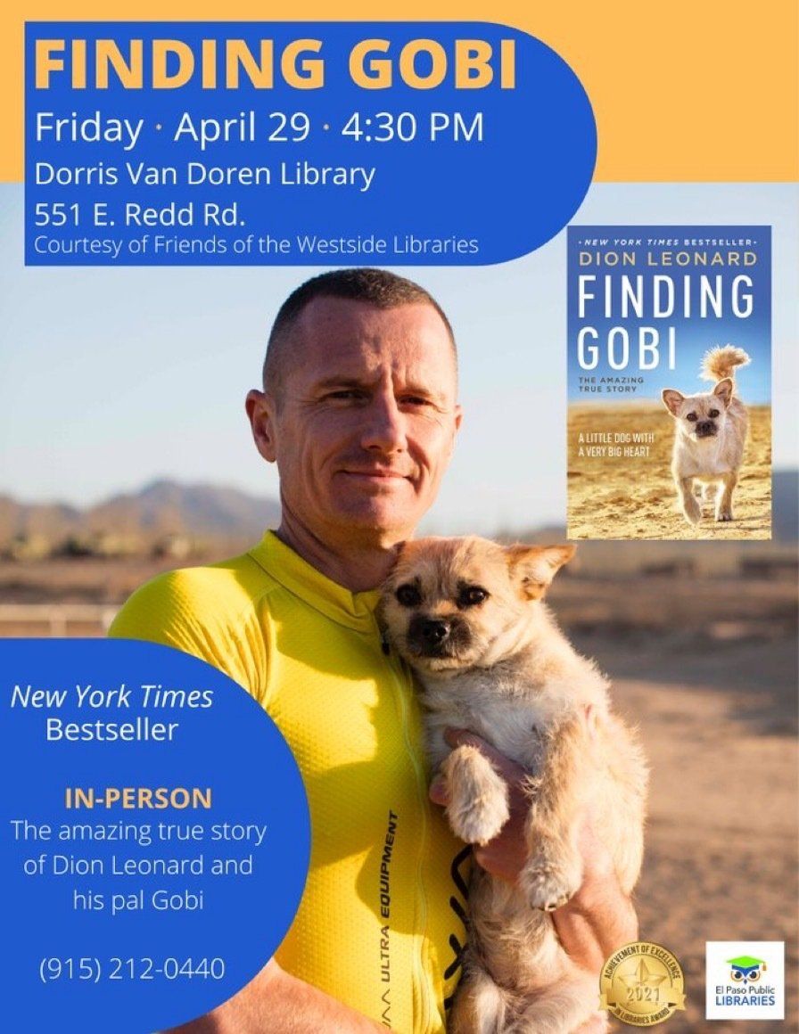 Finding Gobi, Dion Leonard, Gobi the Dog, China, Animals, Books, El Paso, Texas