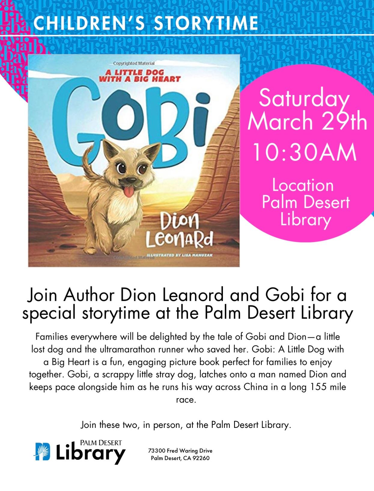 Dion Leonard, Finding Gobi, Gobi the Dog, New York Times Bestseller, Author, Speaking Event