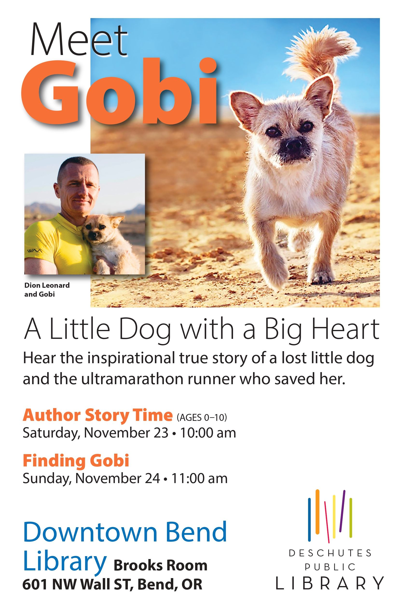 Dion Leonard, Finding Gobi, Gobi the Dog, New York Times Bestseller, Author, Speaking Event