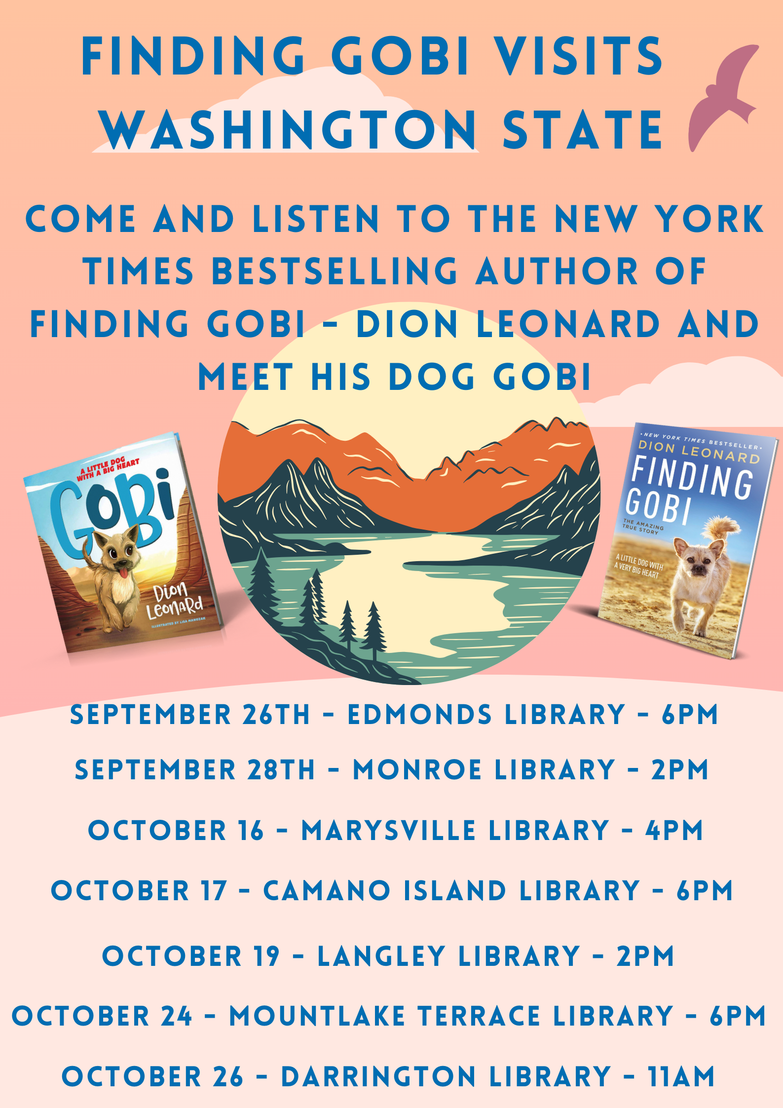 Dion Leonard, Finding Gobi, Author Event, Library Speaker, School Author Visit, Ultra Marathon Runner, Gobi dog