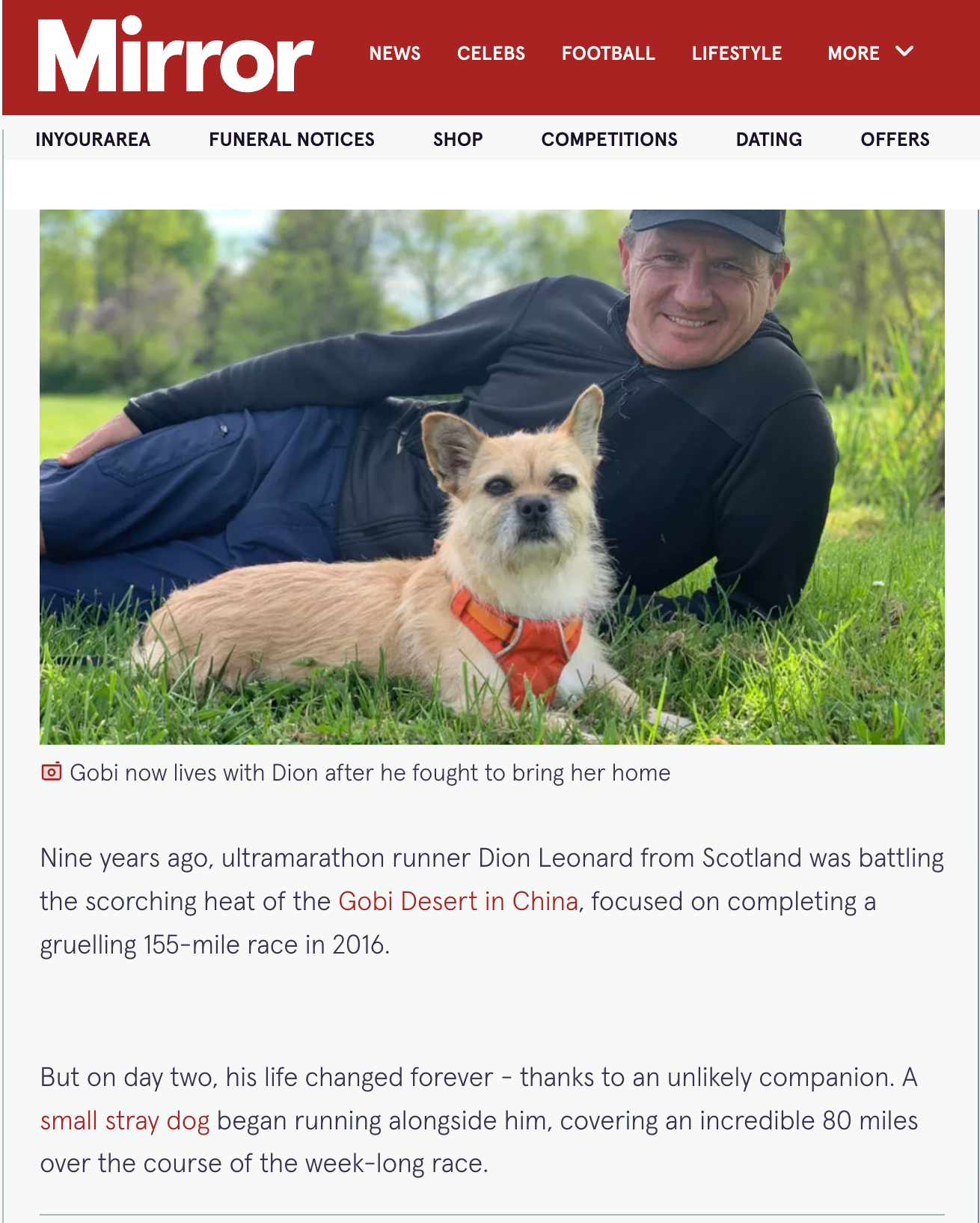 Dion Leonard, Finding Gobi, Gobi the Dog, New York Times Bestseller, Author, Speaking Event