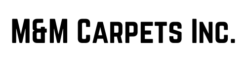 M&M Carpets Inc. logo in bold black text on a white background
