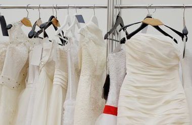 Wedding gown dry cleaning