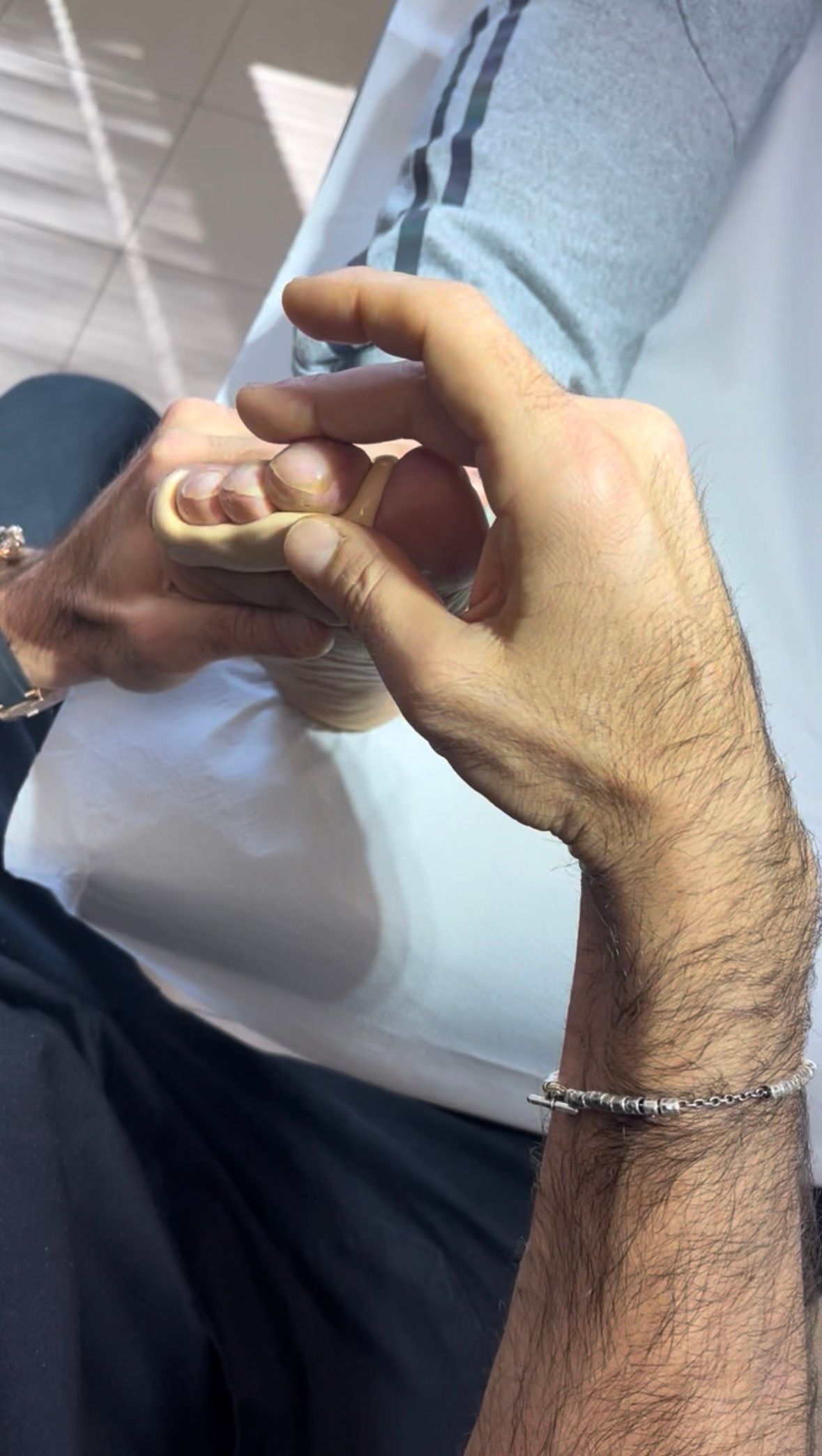 Ricostruzione capello biondo