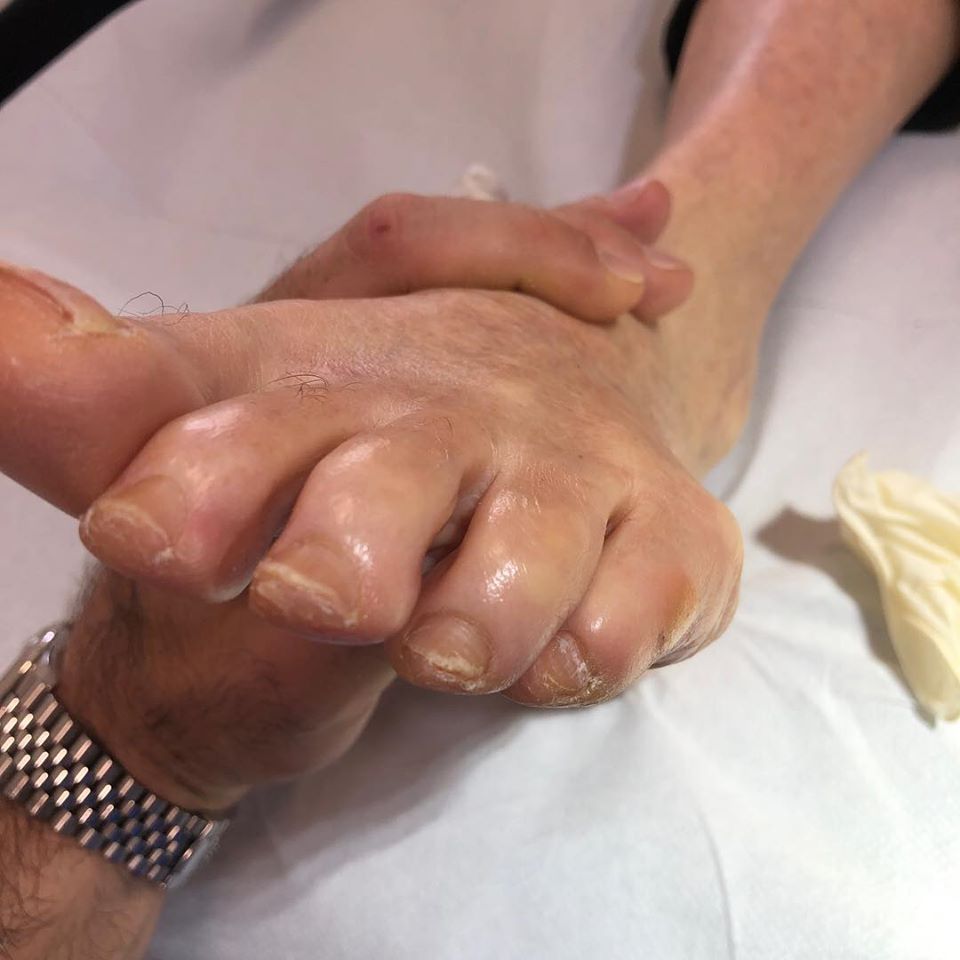 visita del podologo a Verona