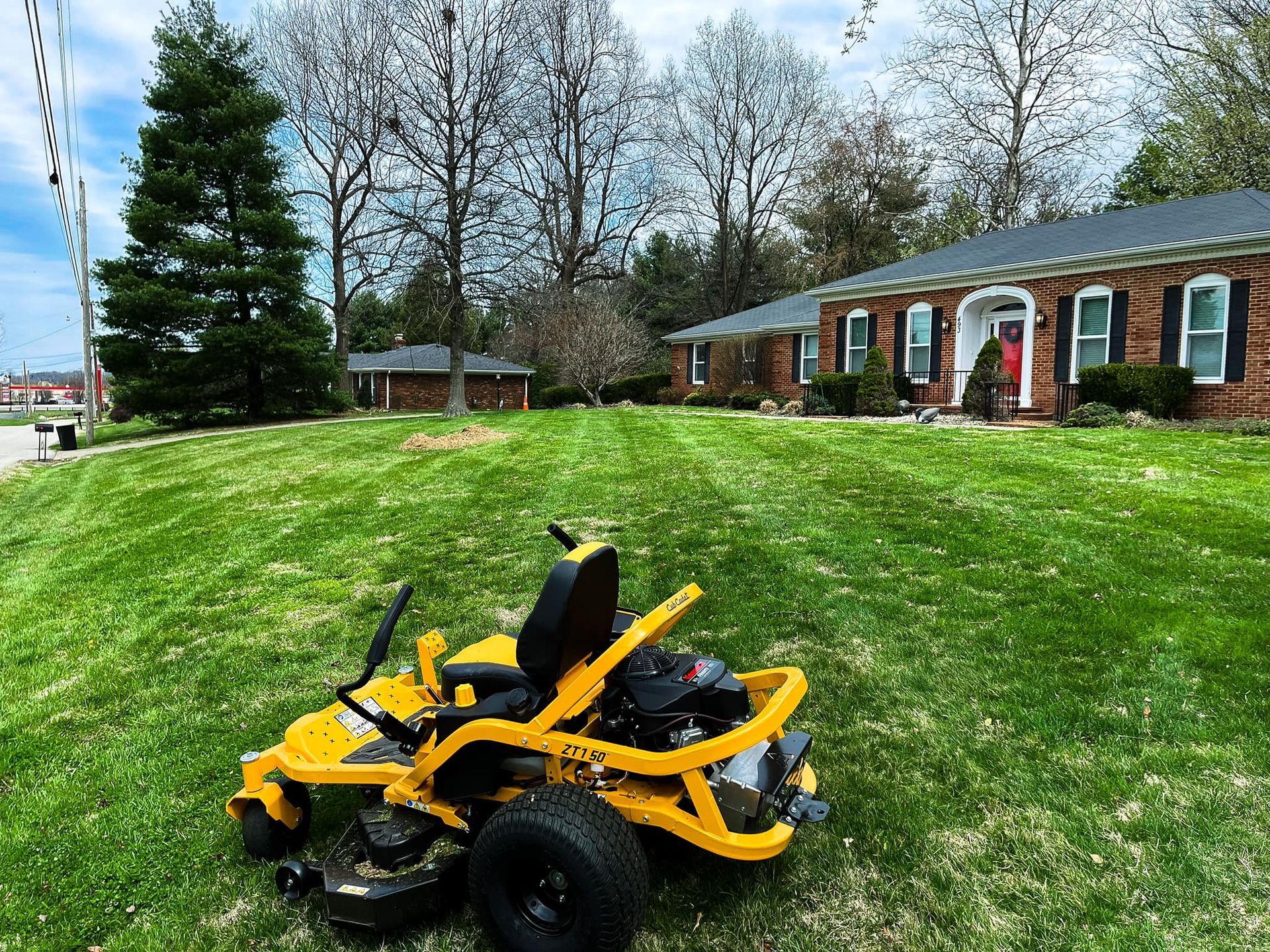 A Yellow Lawn Mower - Mount Washington, KY - God’s Country Outdoor Services 

