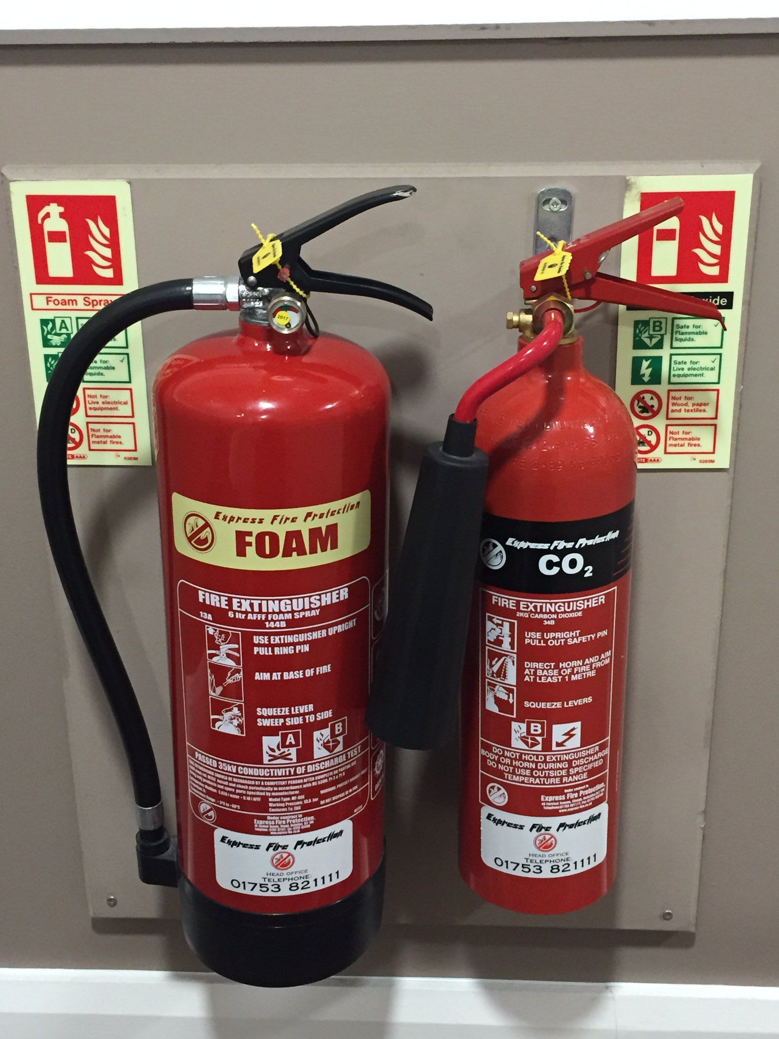 Fire extinguishers
