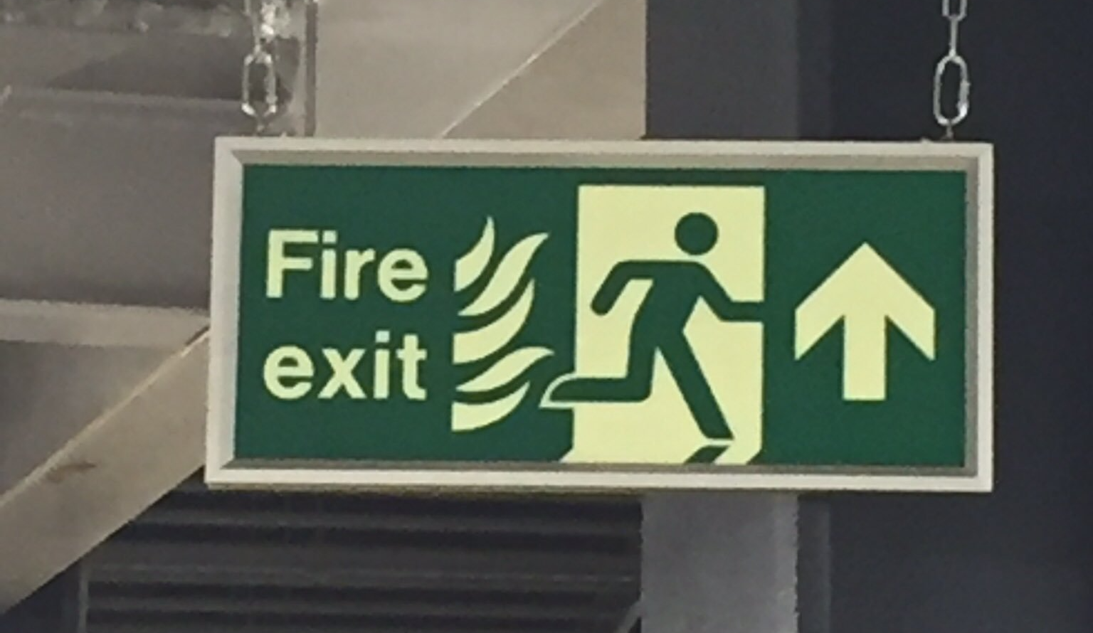 Fire safety signage