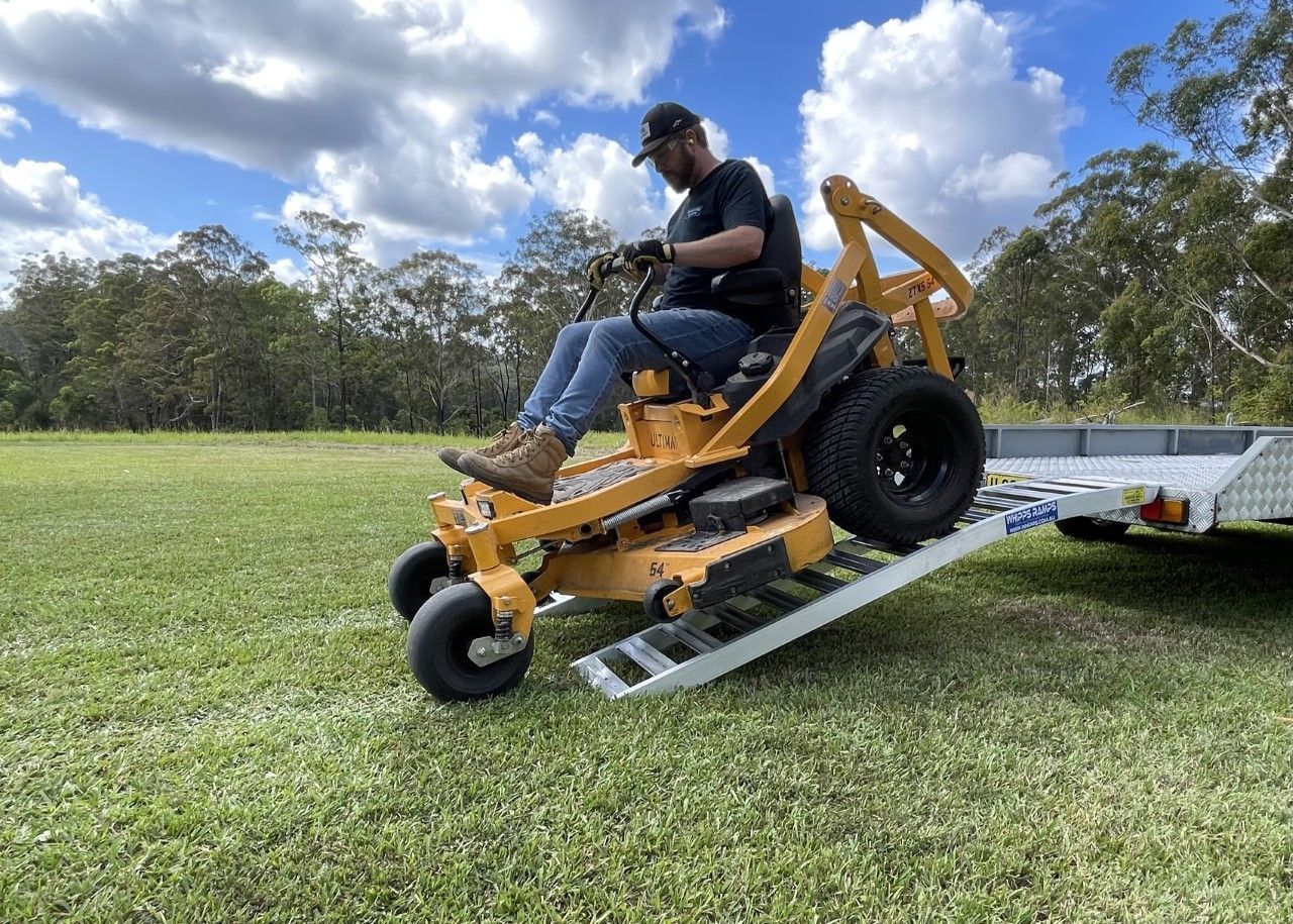 Mower Ramps, Australian Made ramps, Ride on mower ramps