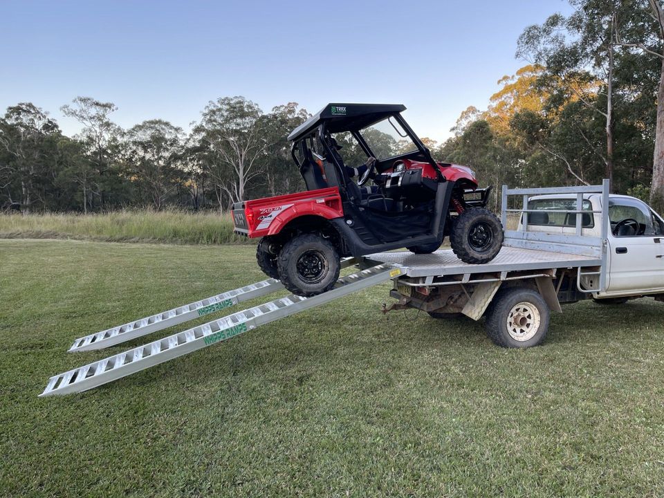 Whipps Ramps - Atv loading ramps, Side by side aluminium loading ramps
