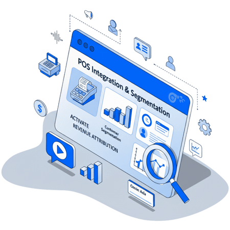 An illustration of an email POS integration segmentation.