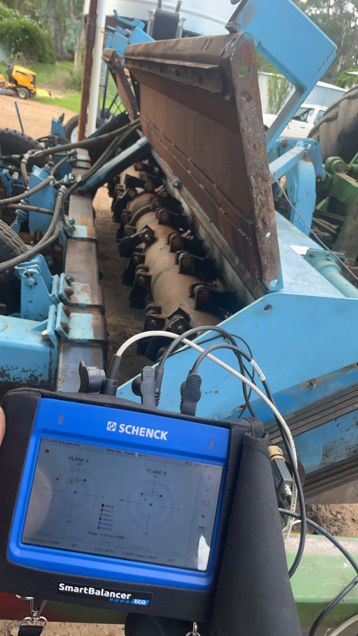 balancing a cotton mulcher— Parkes Machinery Services PTY LTD in Parkes, NSW